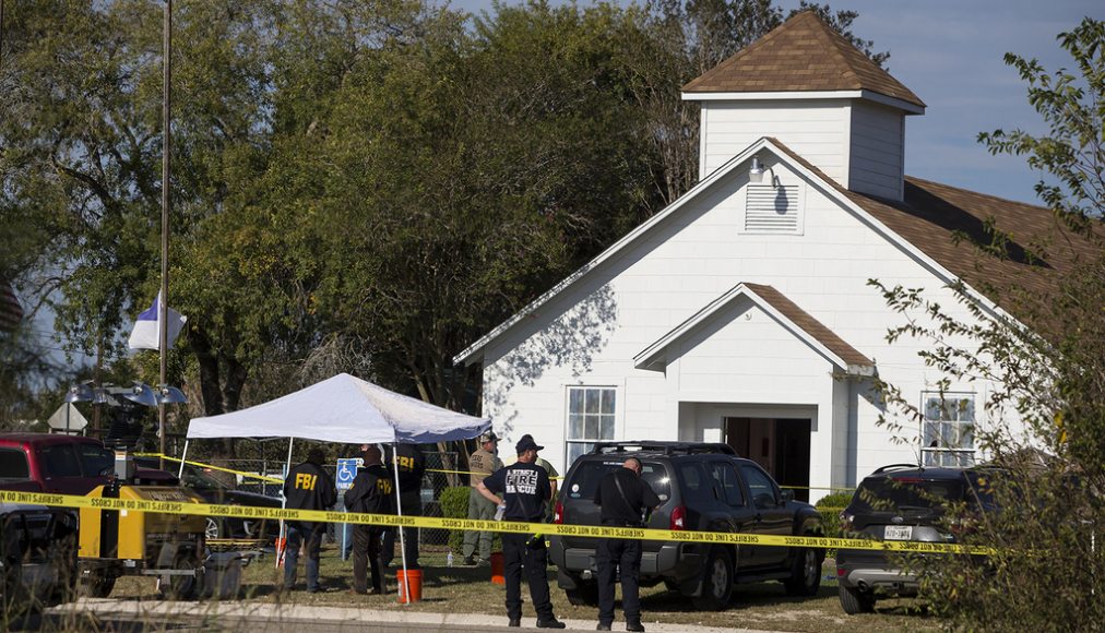 Enquête du FBI suite à la fusillade survenue à la First Baptist Church (Sutherland Springs, Texas) © keystone / AP / Nick Wagner