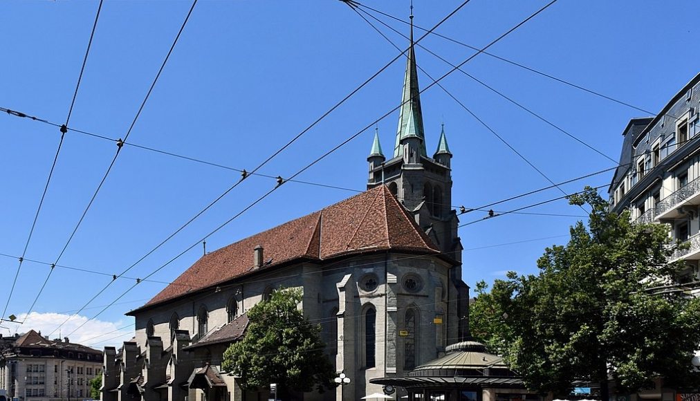 Eglise Saint-François, Lausanne / ©Gzzz, CC BY-SA 4.0 Wikimedia Commons