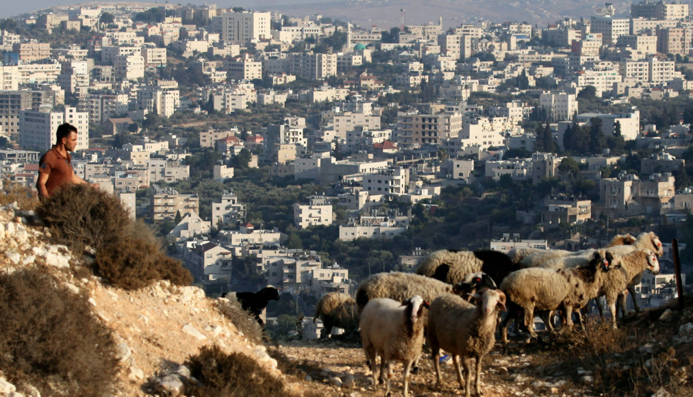 Un berger palestinien sur les hauteurs de Bethléem / Keystone/ Abir Sultan