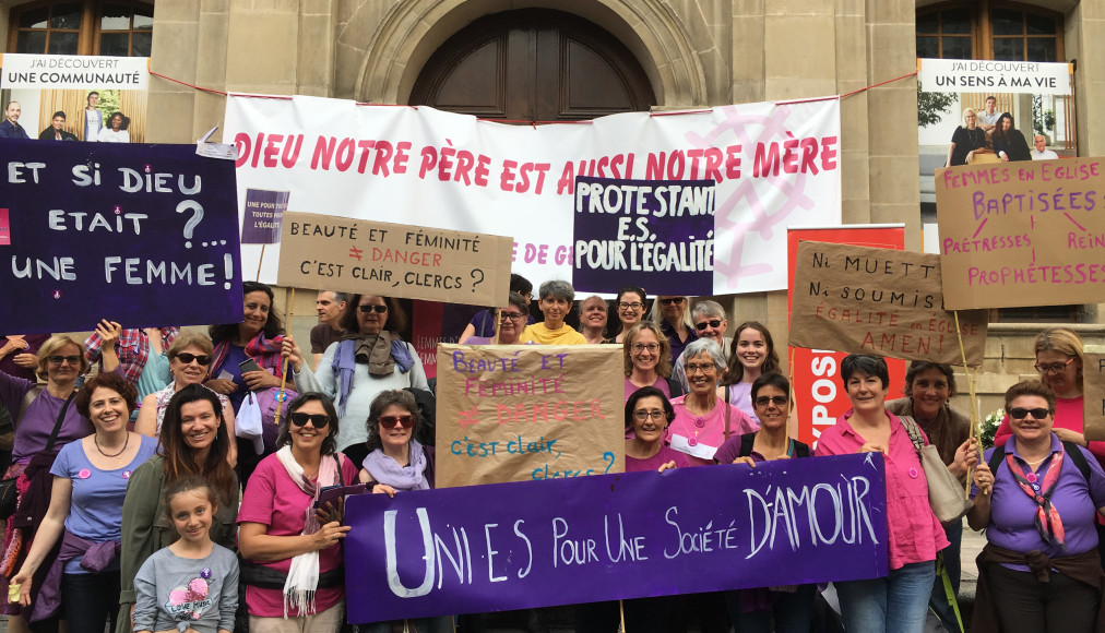 De nombreux·ses ministres et salarié·es de l’EPG avaient pris part à la grève des femmes en 2019. / © Le LAB