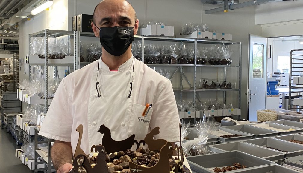 Le chocolatier Tristan Carbonatto à Perroy (VD) / ©Noriane Rapin/RTSreligion