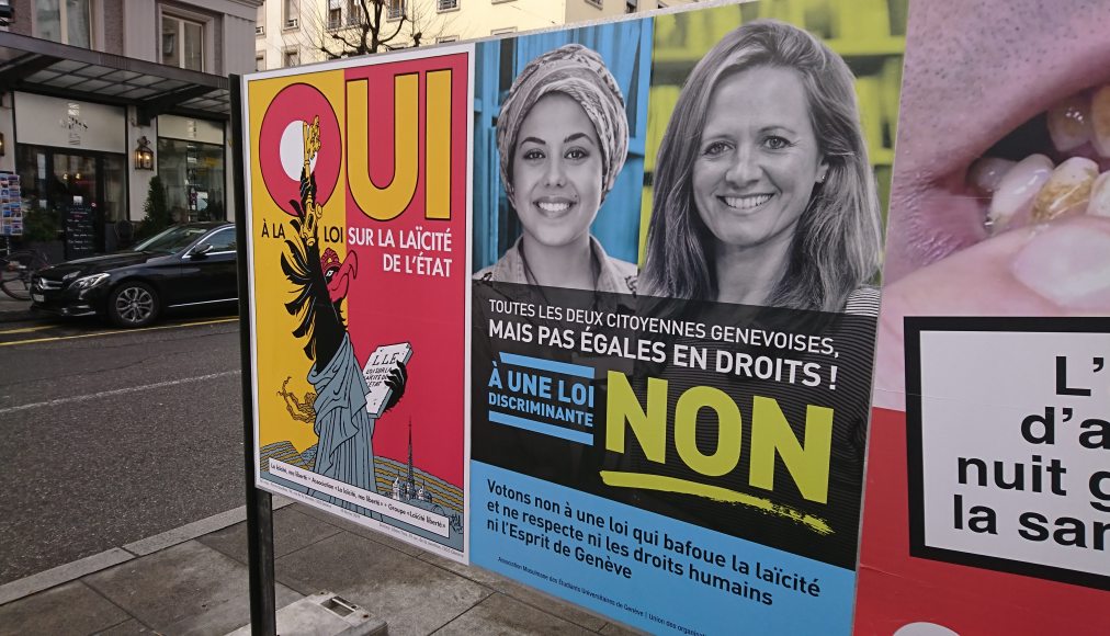 Les affiches de la campagne pour la votation du 10 février 2019 / JoB/Pin.fo