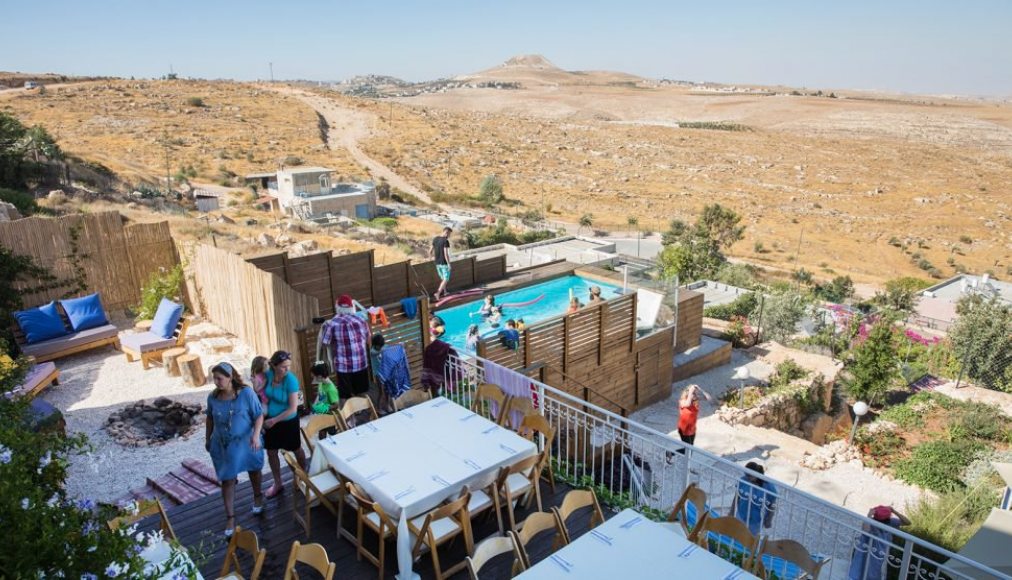 La Villa Hérodien, dans la colonie de Tekoa en Cisjordanie / ©RNS/Noam Feiner/Lewis Weinger