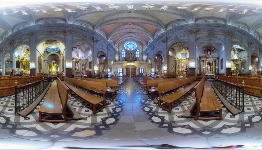 Réalité virtuelle 360° de l’église catholique de Saint-Barthélémy à Sóller, Majorque / ©iStock/cinoby