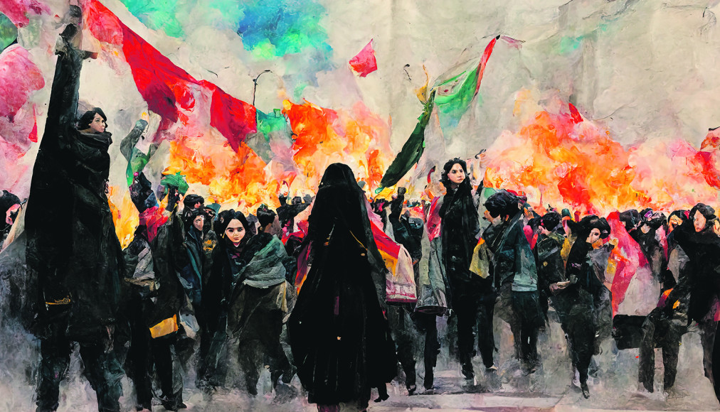Plus d’un mois après la mort de Mahsa Amini, la colère contre les autorités iraniennes ne faiblit pas. / © DigitalAssetArt / Shutterstock