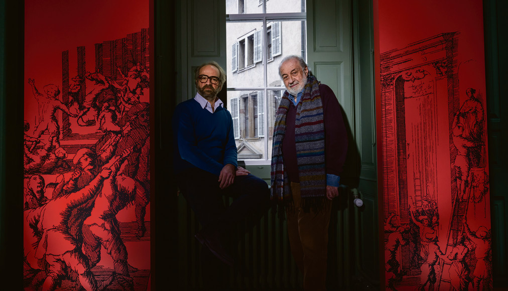 Simon de Tovar et Alain Batifoullier, scénographes du nouveau MIR. / © Lundi 13/Nicolas Righetti