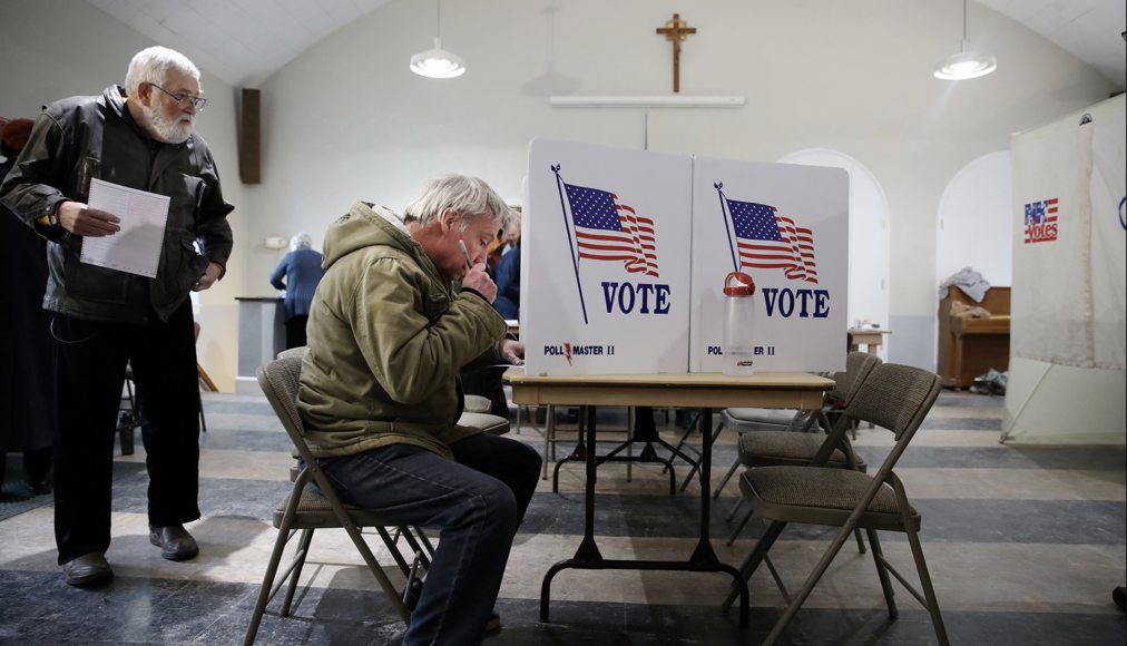 Aux Etats-Unis, des Eglises mettent à disposition leurs lieux pour faciliter l&#039;accès au vote dans les quartiers pauvres. / RNS / AP