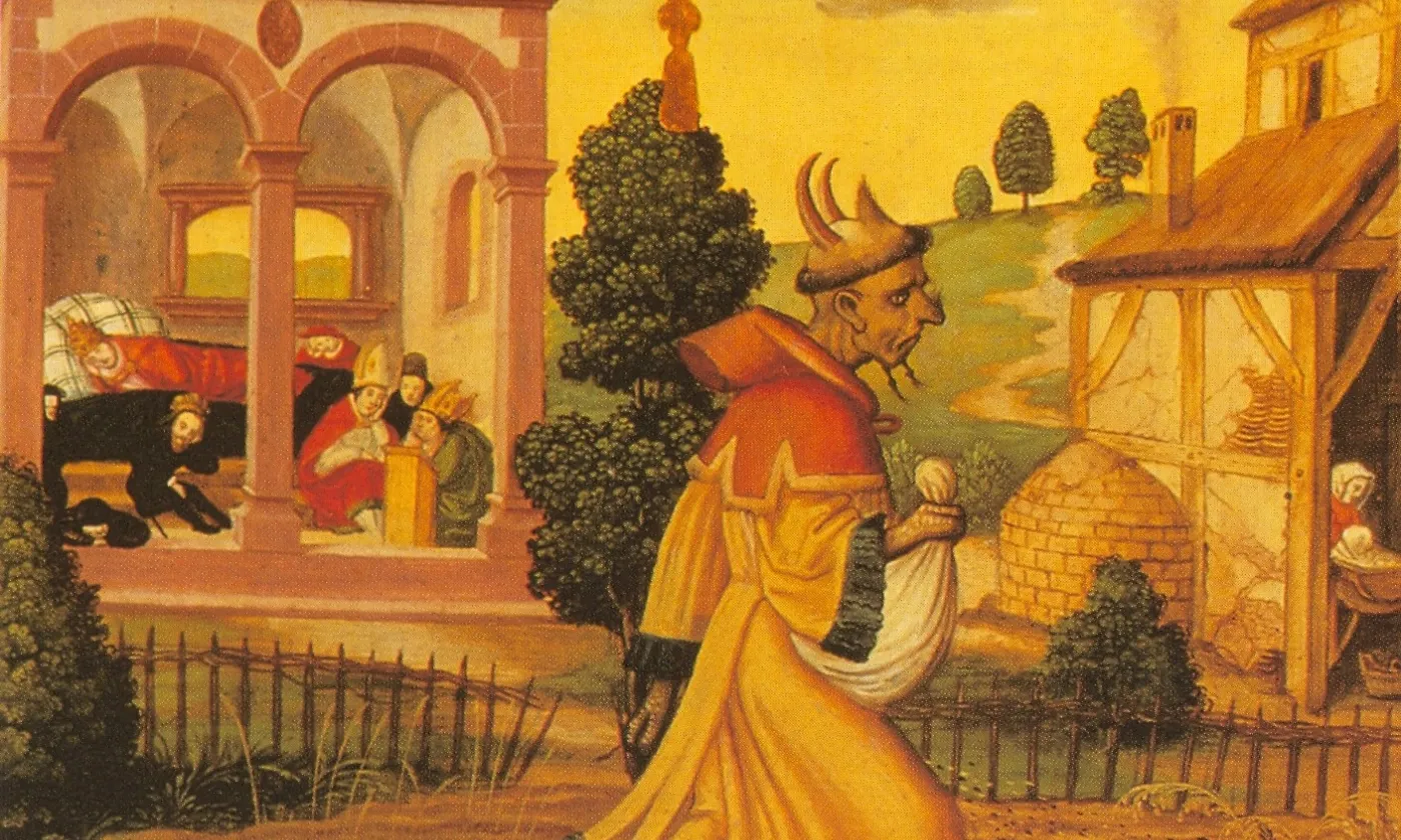 Heinrich Füllmaurer, L'ennemi semant l'ivraie (détail), vers 1540