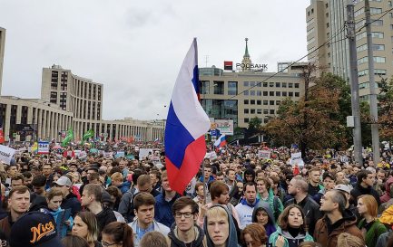Août 2019, manifestation à Moscou en faveur d&#039;élections libres / ©Wikimedia Commons/putnik/CC BY 4.0