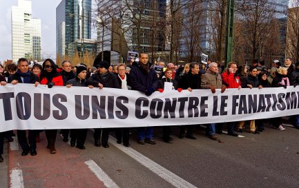 Manifestation contre le fanatisme religieux à Bruxelles en 2015 / ©Wikimedia Commons/Miguel Discart, Bruxelles, Belgique/CC BY-SA 2.0
