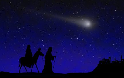 Joseph et Marie au soir de la naissance de Jésus. / IStock