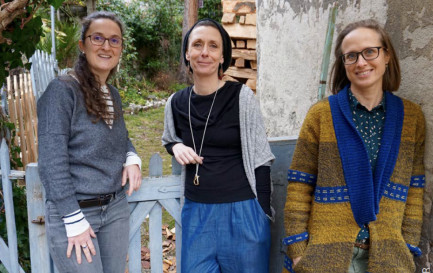 L’équipe de «Slow ta carrière». De g. à d.: Sophie Perdrix, Sabrina Tacchini et Aline Muller Guidetti. / ©DR