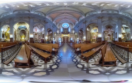 Réalité virtuelle 360° de l’église catholique de Saint-Barthélémy à Sóller, Majorque / ©iStock/cinoby