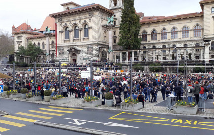 Manifestation pour le climat à Lausanne